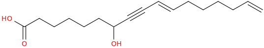 10,16 heptadecadien 8 ynoic acid, 7 hydroxy , (e) 